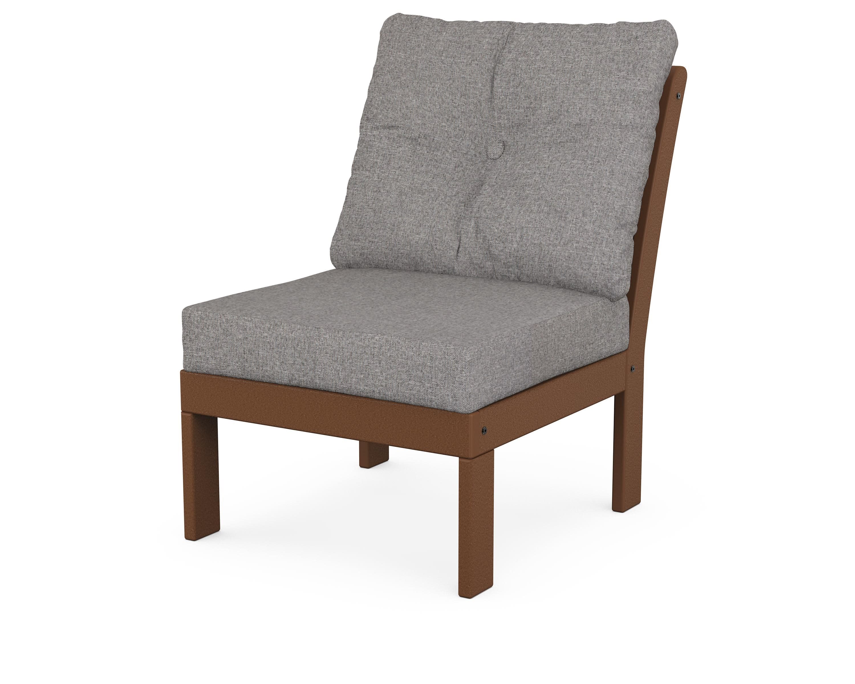 Vineyard Modular Armless Chair with Cushion
