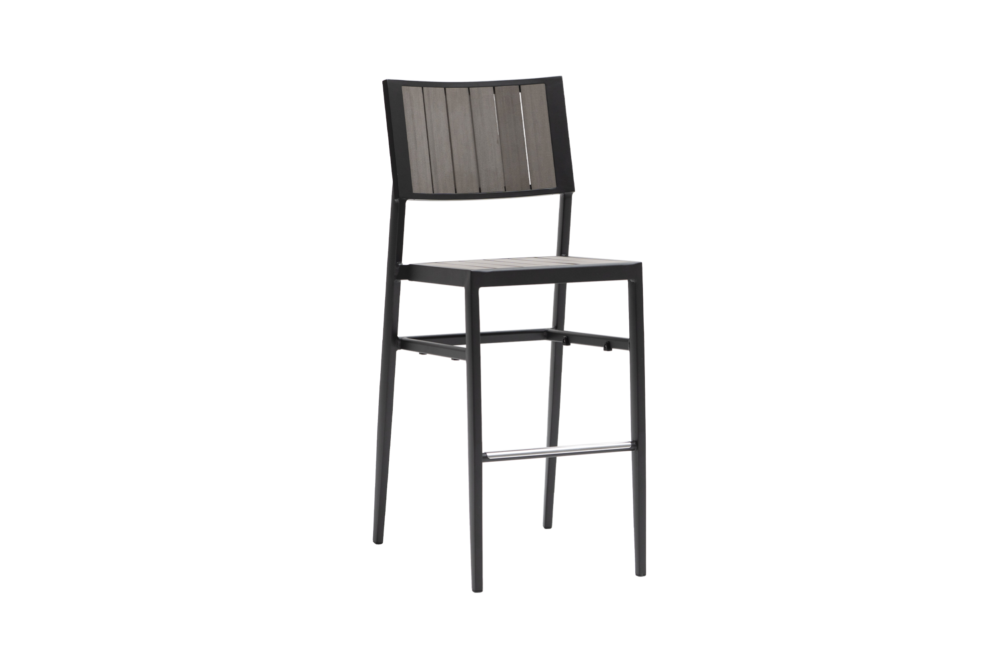 Avignon Bar Chair without Arm - Grey Oak/Diva Night