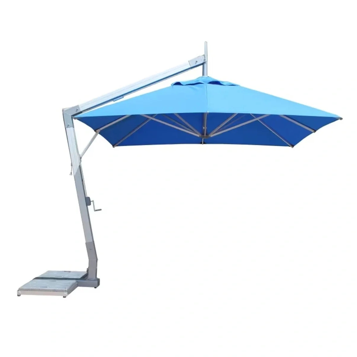 Hurricane 11' Square Aluminum Cantilever Umbrella 2
