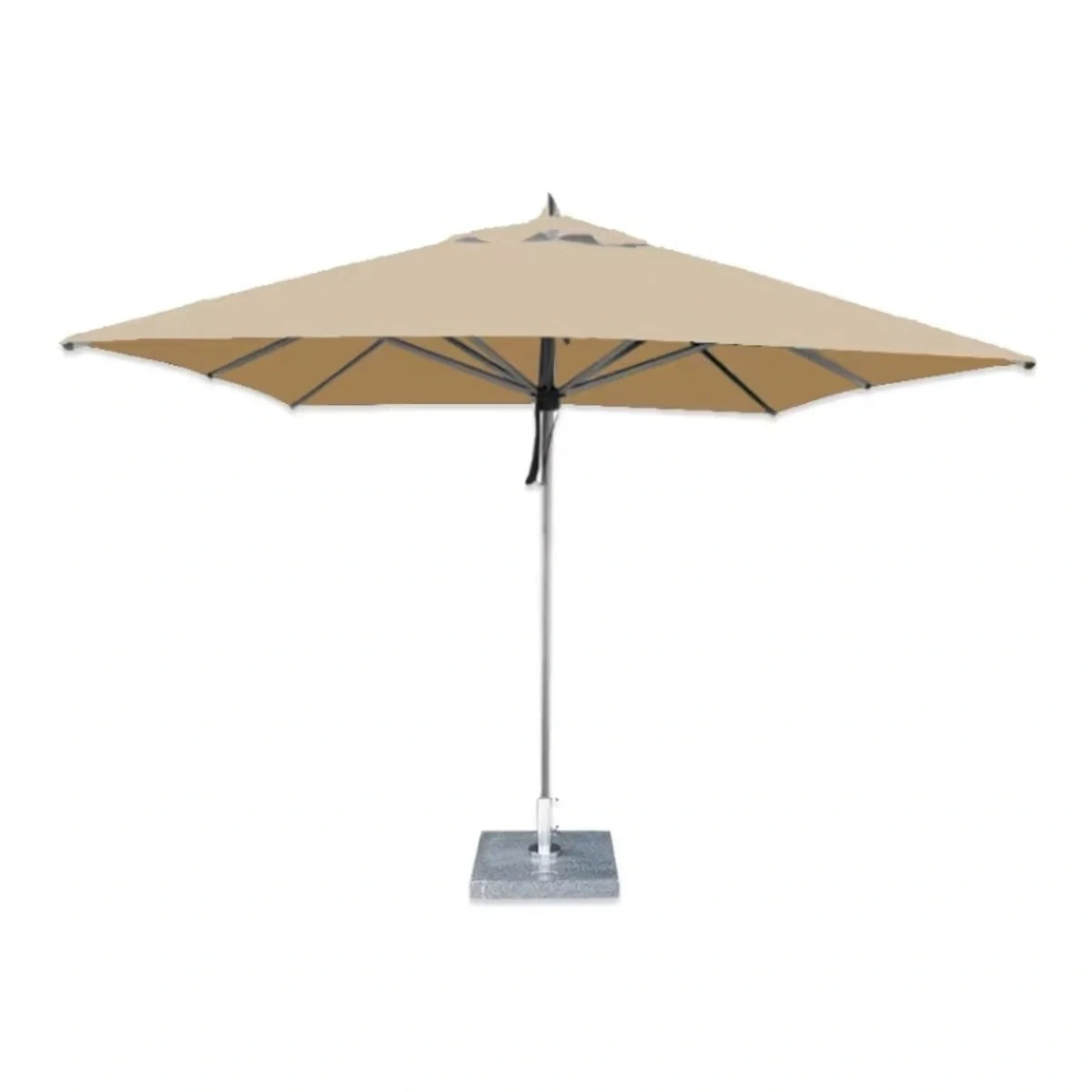 Hurricane 11' Square Aluminum Market Umbrella 3