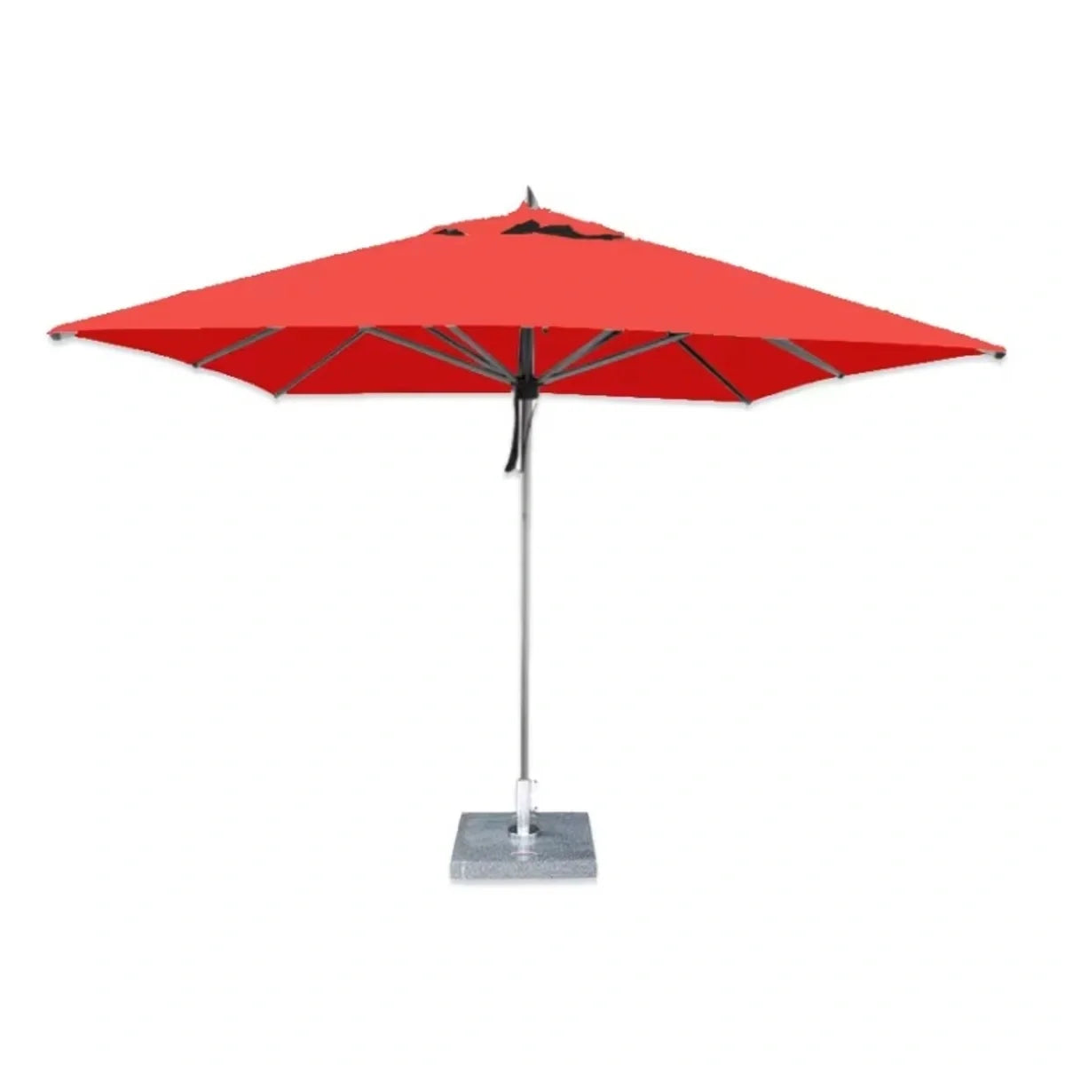 Hurricane 8.5' x 11.5' Rectangular Aluminum Market Umbrella 2