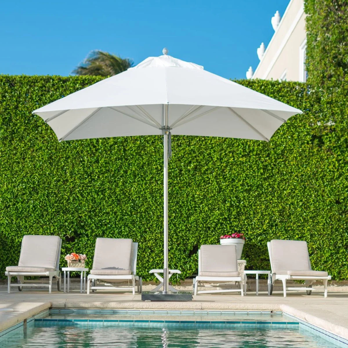 Hurricane 8.5' x 11.5' Rectangular Aluminum Market Umbrella 4