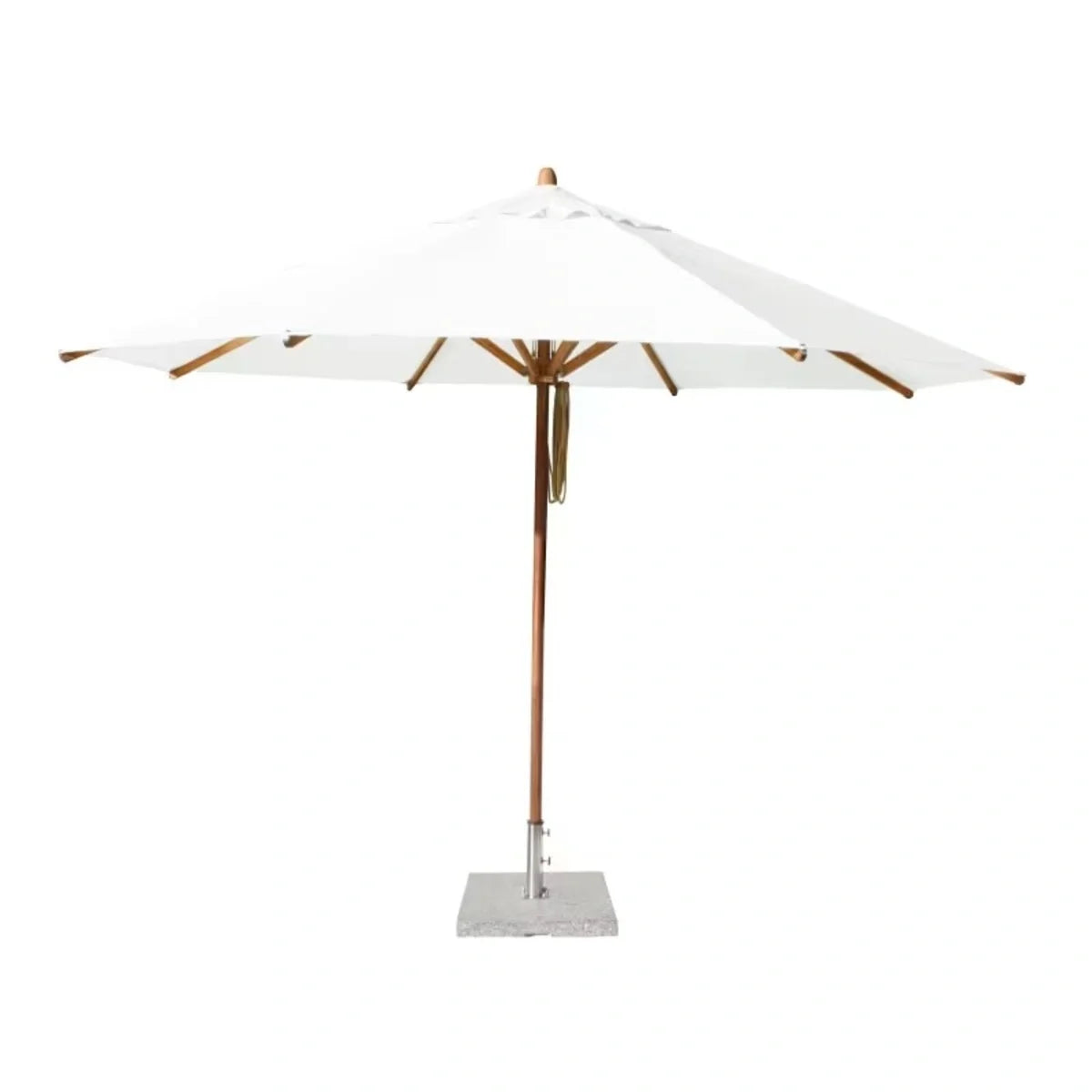 Levante 11.5' Round Bamboo Market Umbrella 9