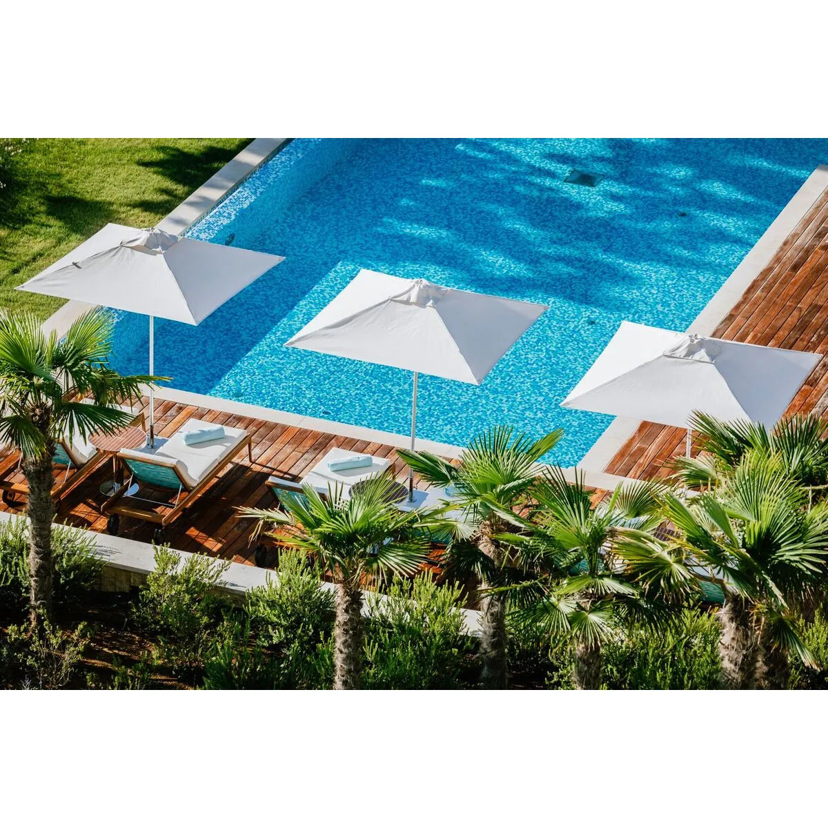 Bay Master M1 Classic Center Post 6' x 9' Rectangle Umbrella-6