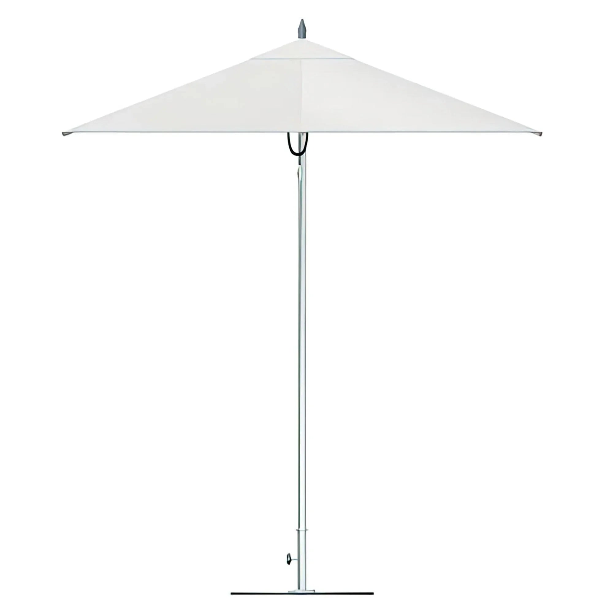 flexible patio umbrella Bay Master M1 Fiber Flex Center Post 7.5' Square Umbrella BMFF7.5SQ by Tuuci