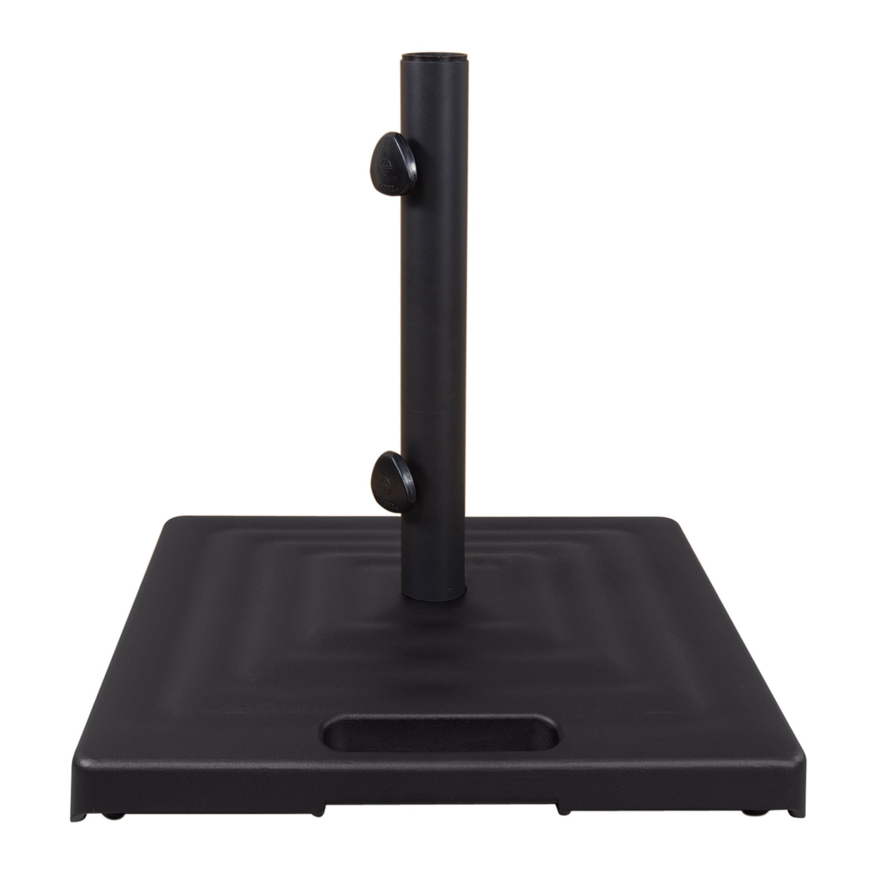 100 lb. Square Monaco Market Umbrella Base with Wheels BKMSQ100 by Treasure Garden