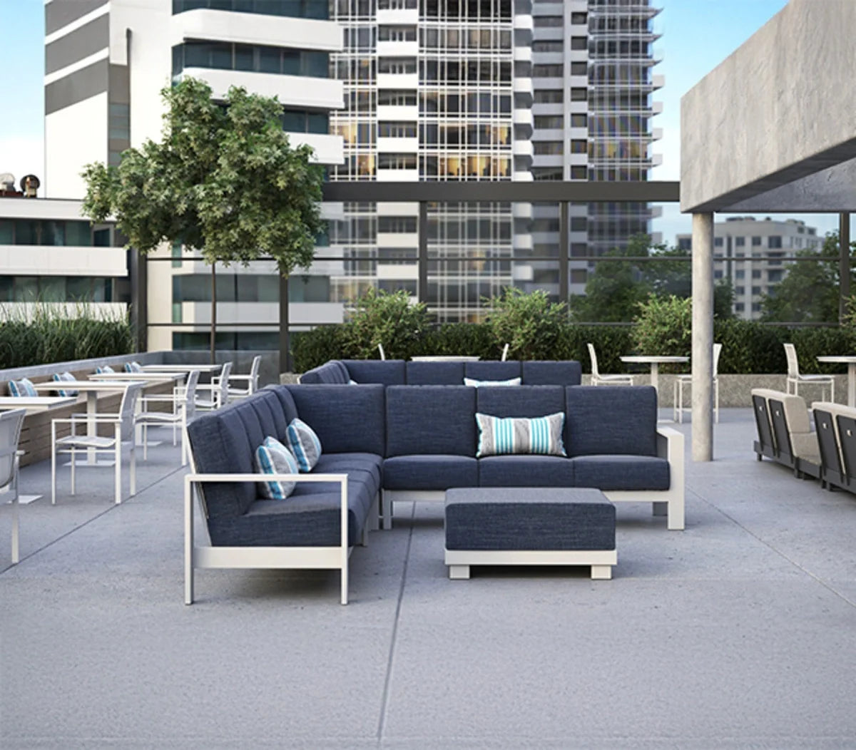Blair Cushion Aluminum Corner Section 8410A