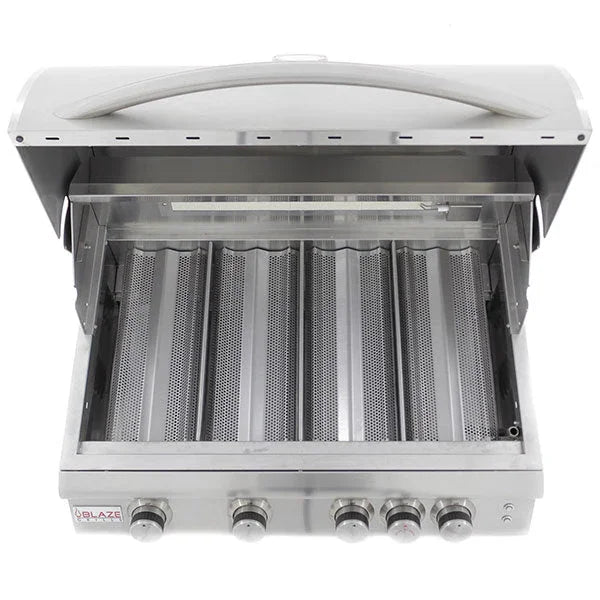 Premium LTE 32" Stainless Steel 4-Burner Built-In Gas Grill