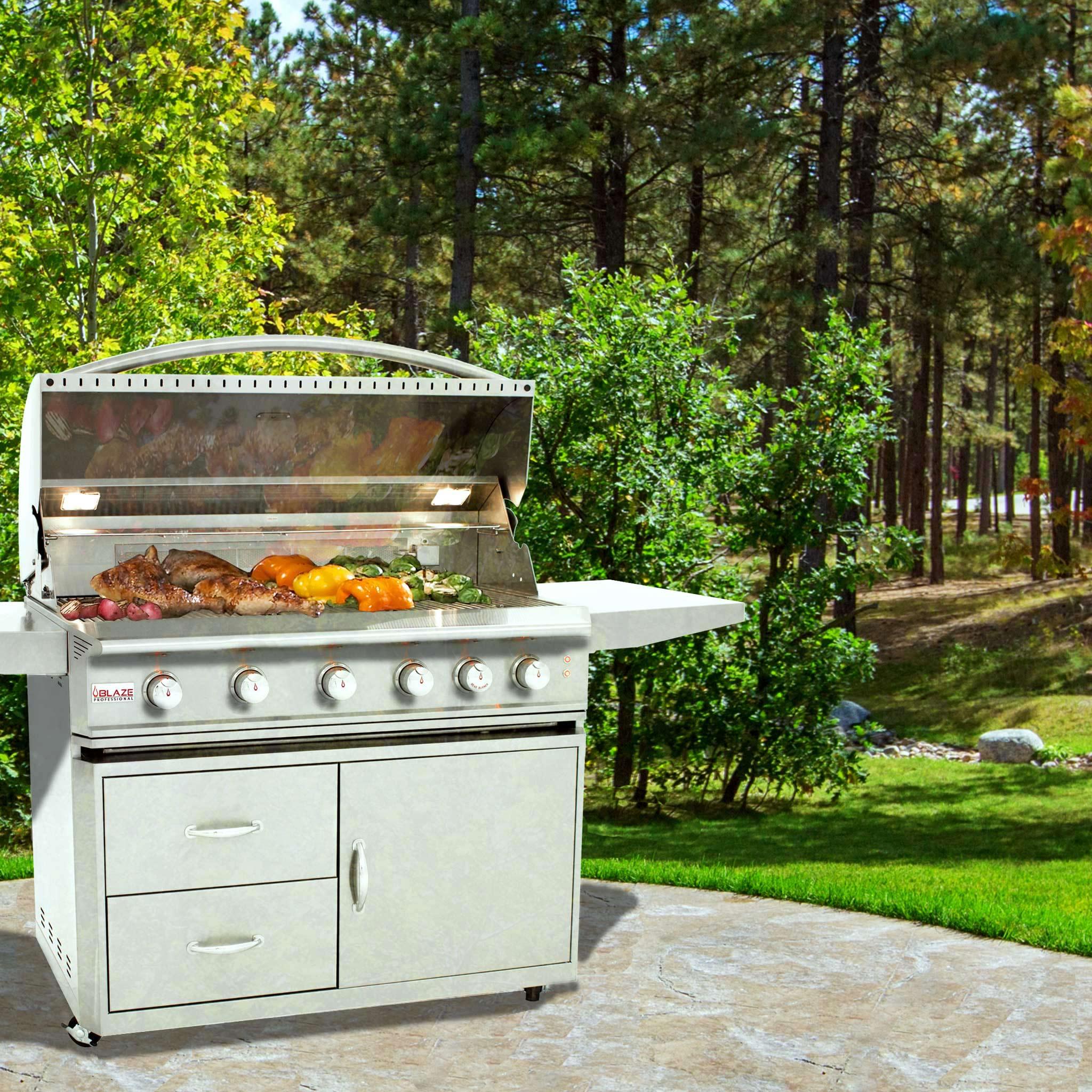 Stainless Steel Grill Cart for 40" Gas Grills