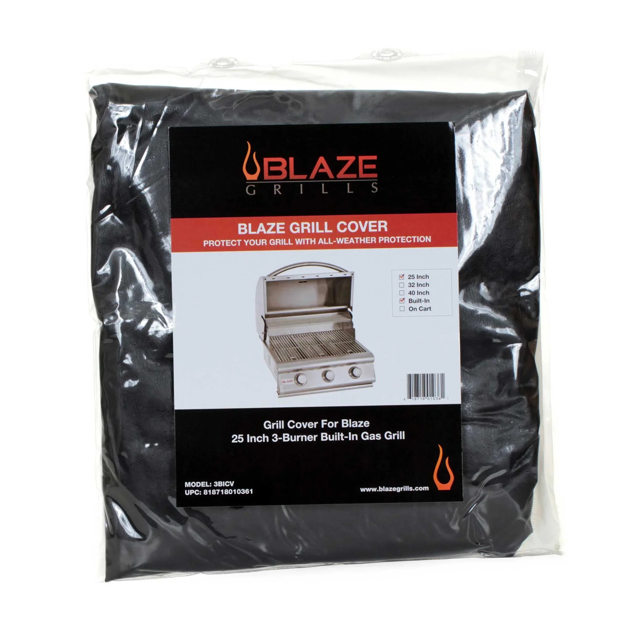Grill Cover for 3-Burner Built-In Grill