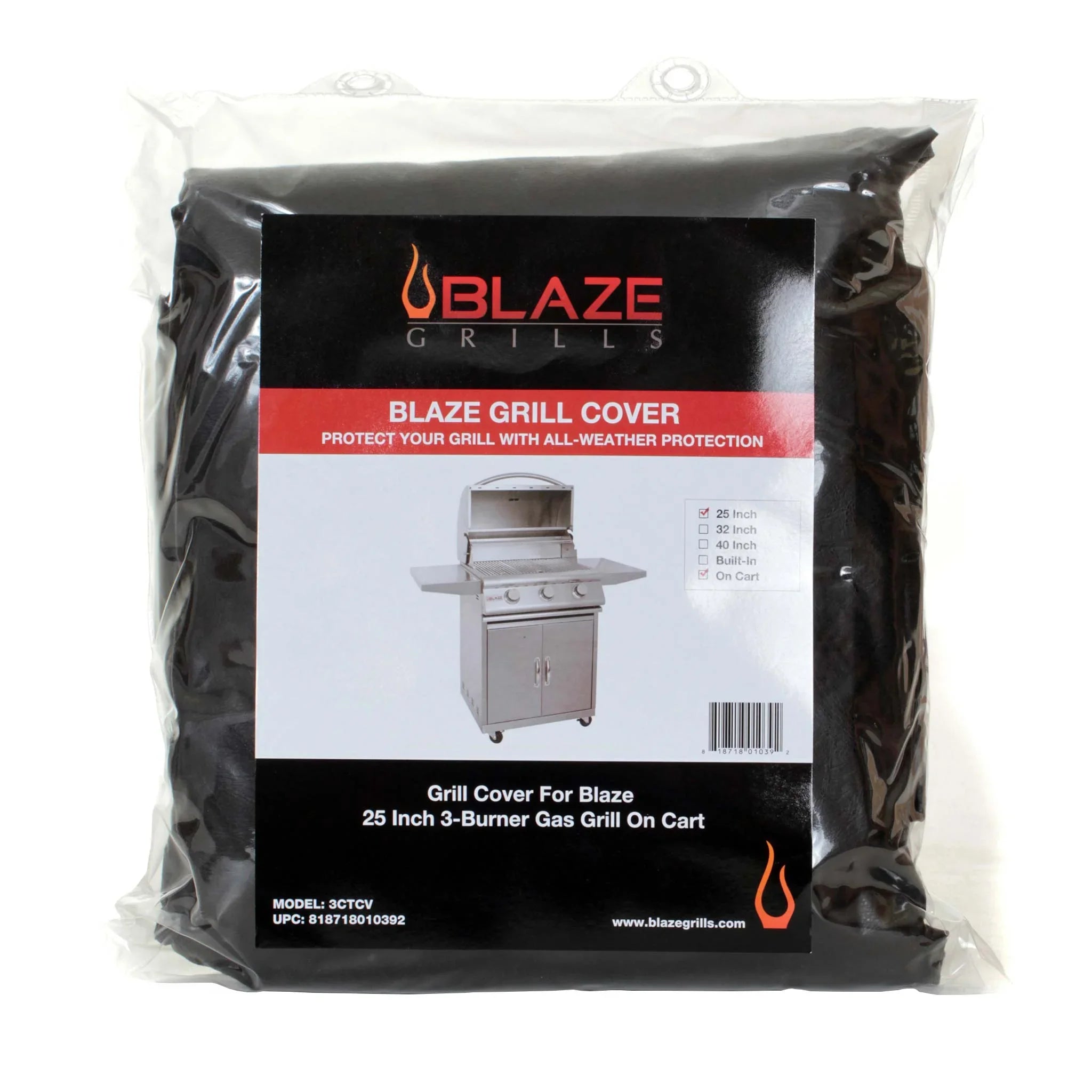 Grill Cover for 3-Burner On-Cart Grill