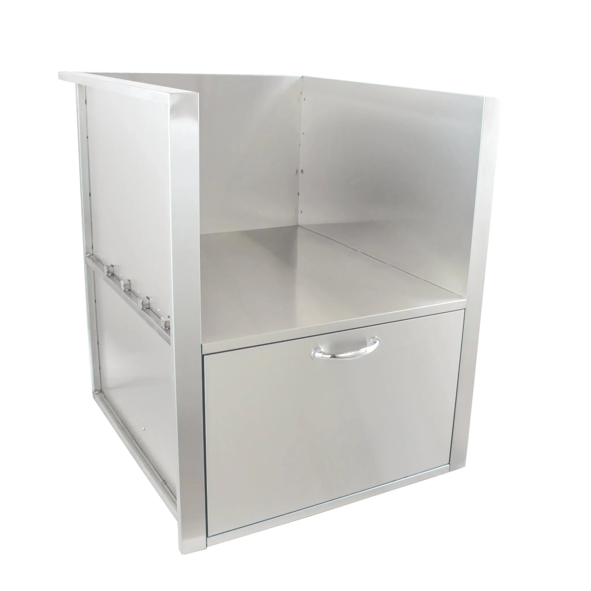 Stainless Steel Kamado Sleeve with Drawer
