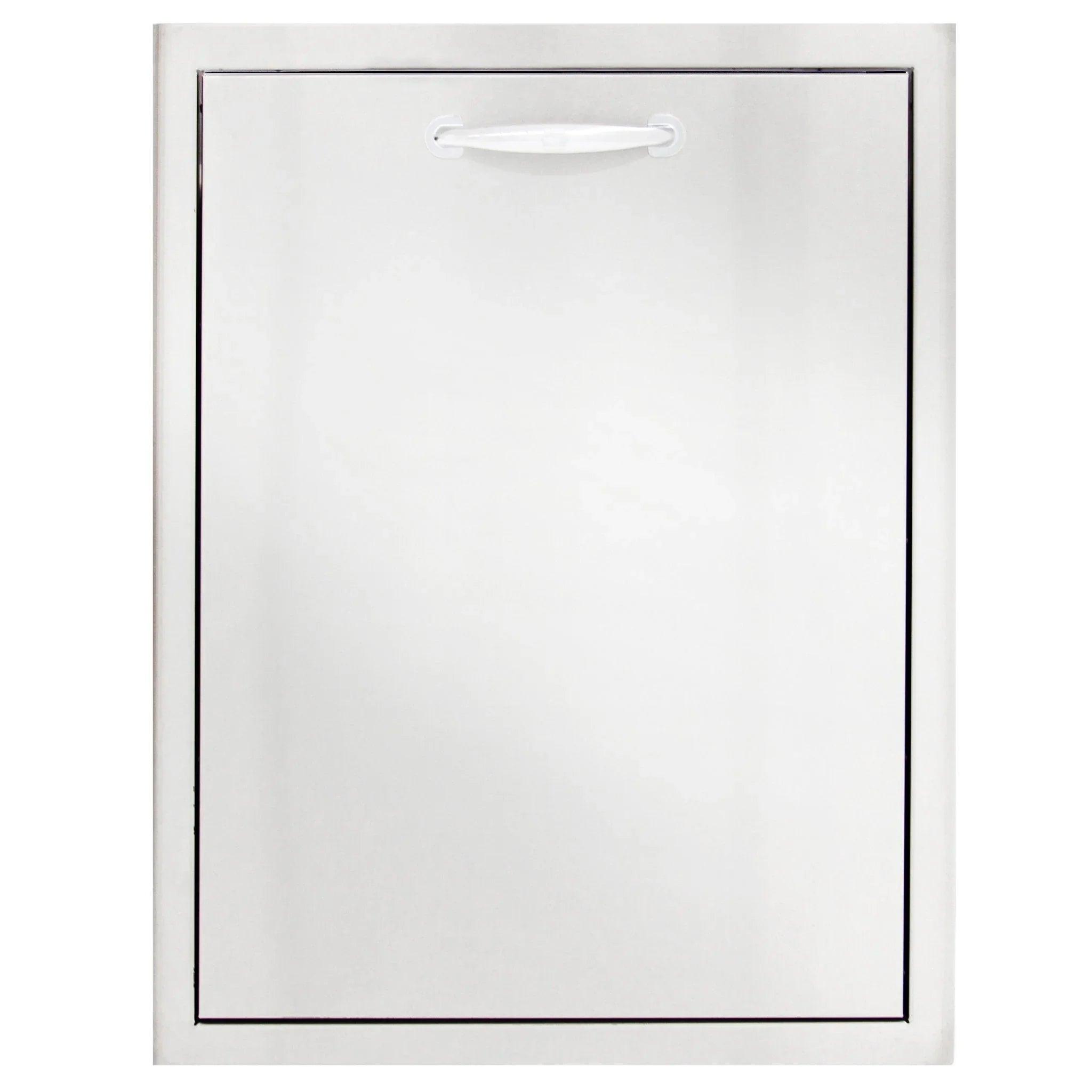 Stainless Steel Roll Out Double Trash and Recycle Drawer