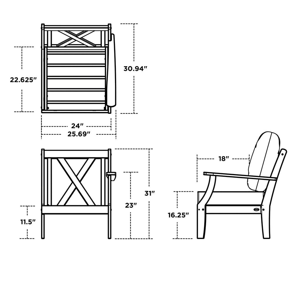 Braxton Modular Right Arm Chair 10