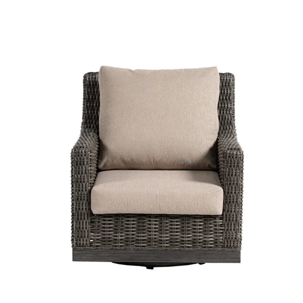 Budapest Swivel Gliding Club Chair