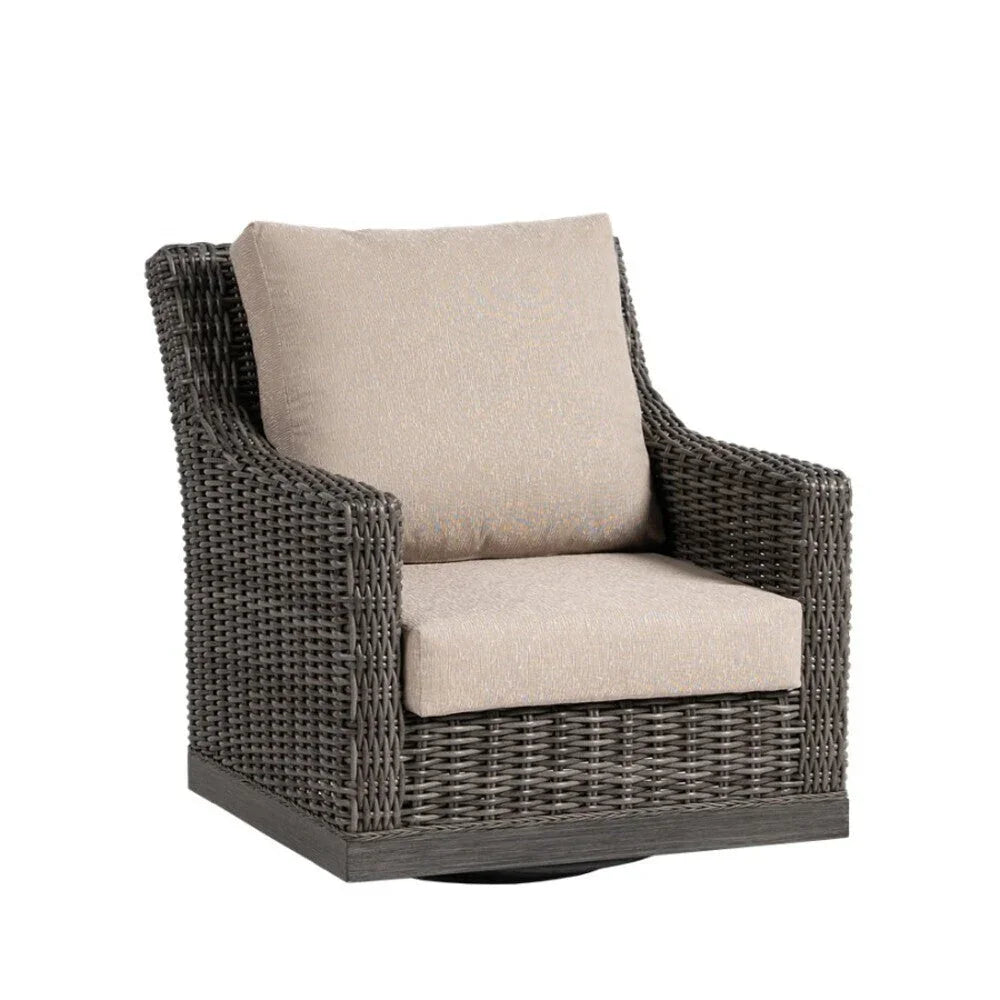 Budapest Swivel Gliding Club Chair 1