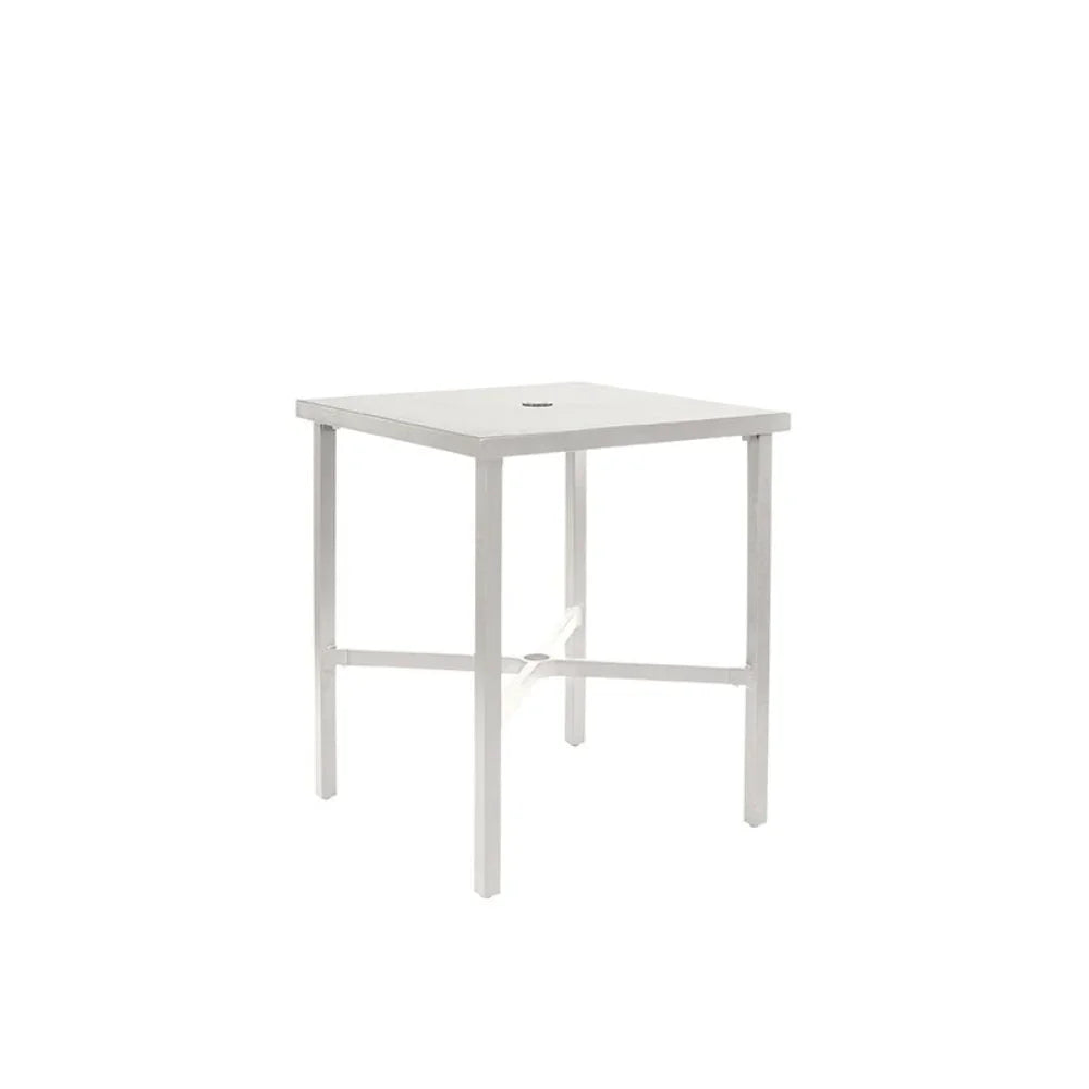 Cabana 30" Square Counter Table with Umbrella Hole