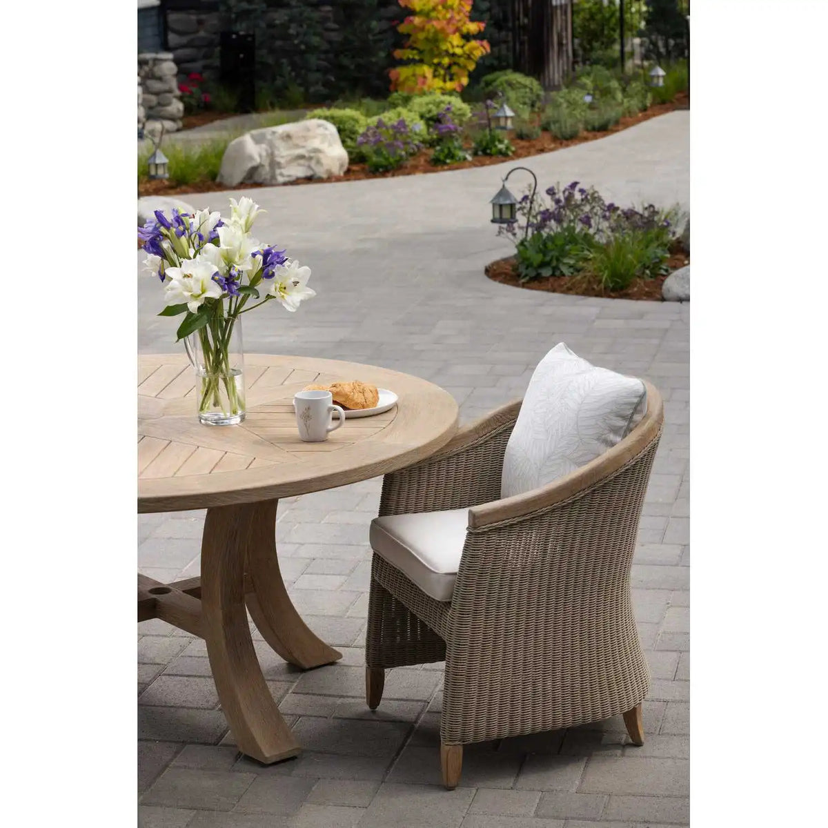 Cambria Cushioned Dining Arm Chair SW5801-1 by Sunset West 7