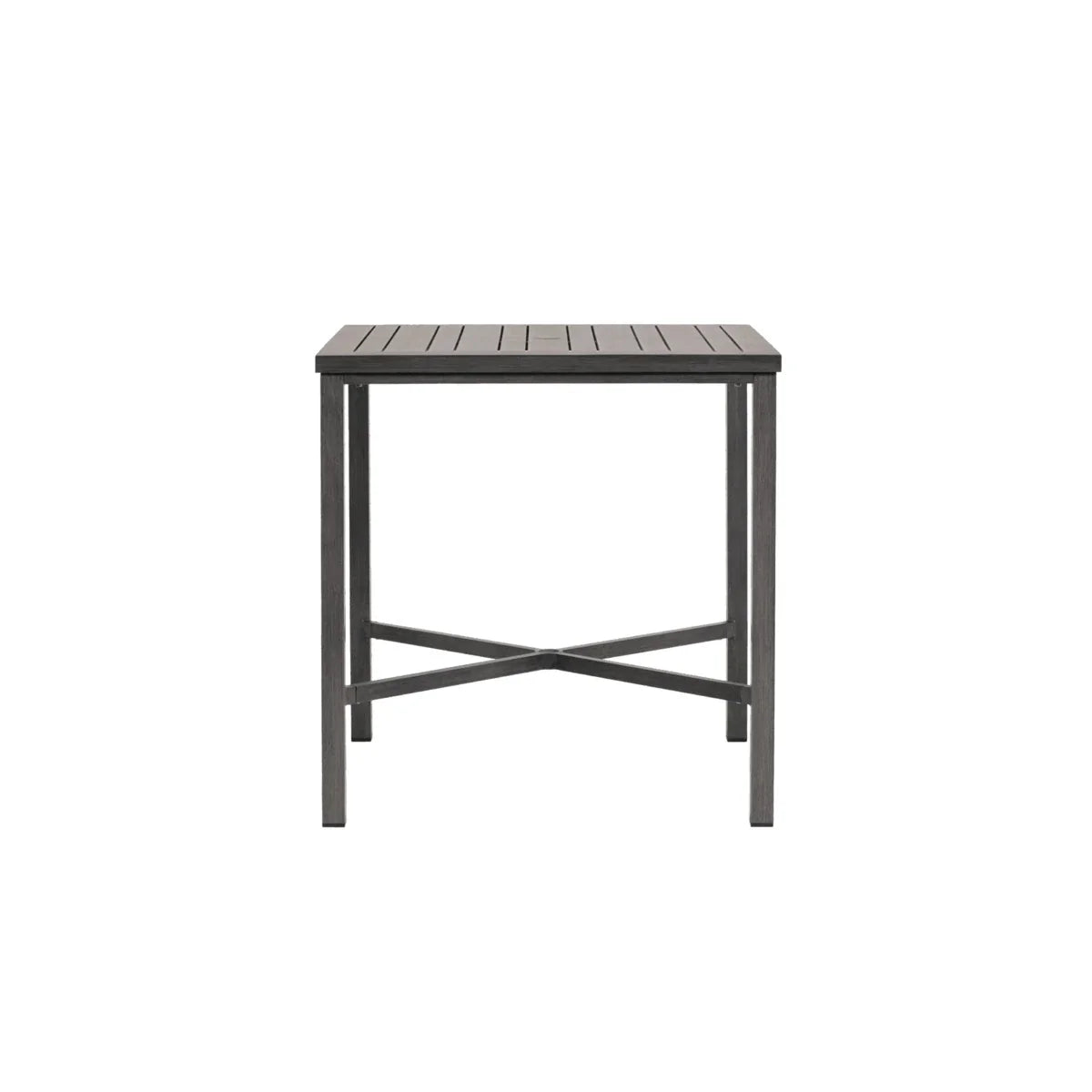 Canbria 39" Square Bar Table with Umbrella Hole