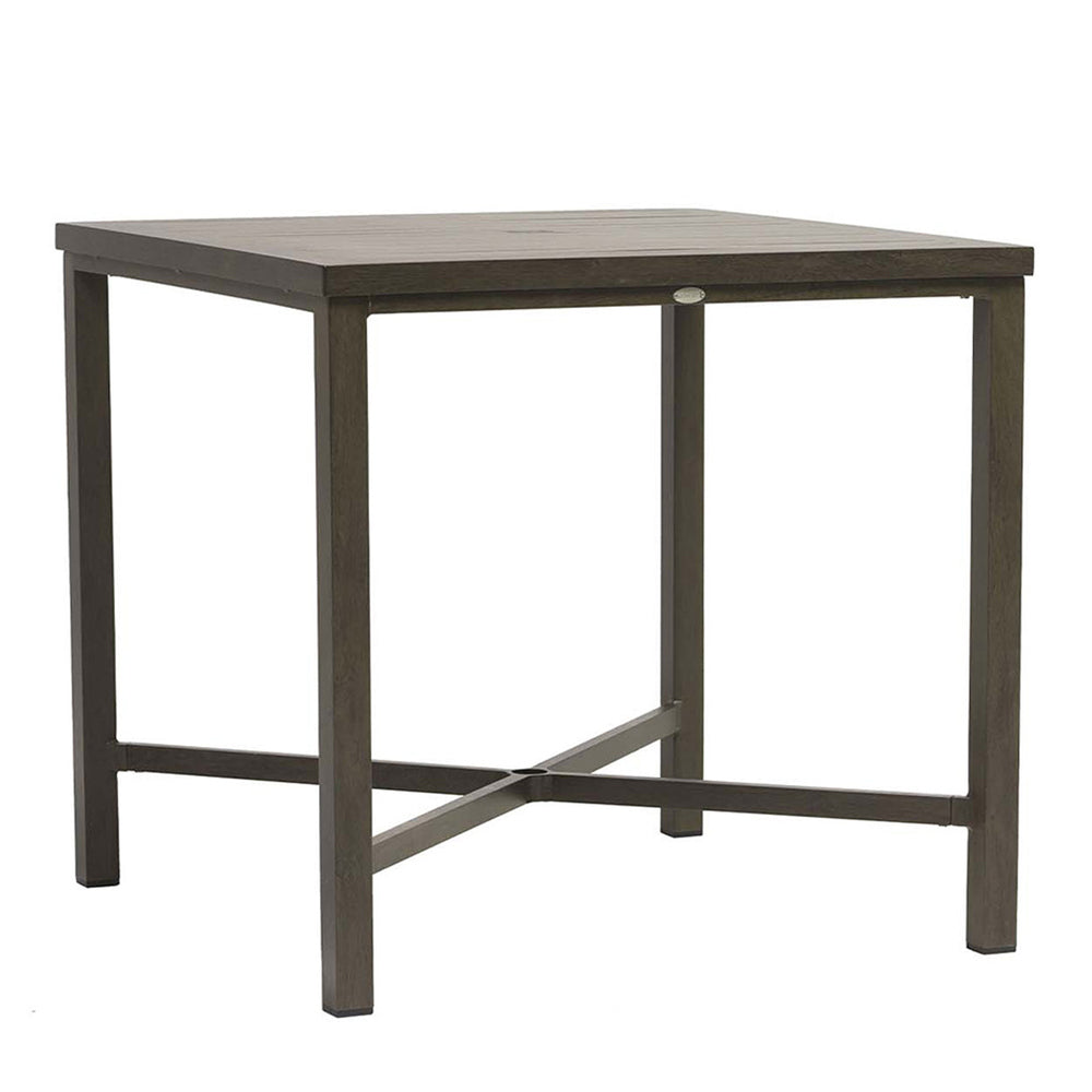 Canbria 39" Square Counter Table with Umbrella Hole