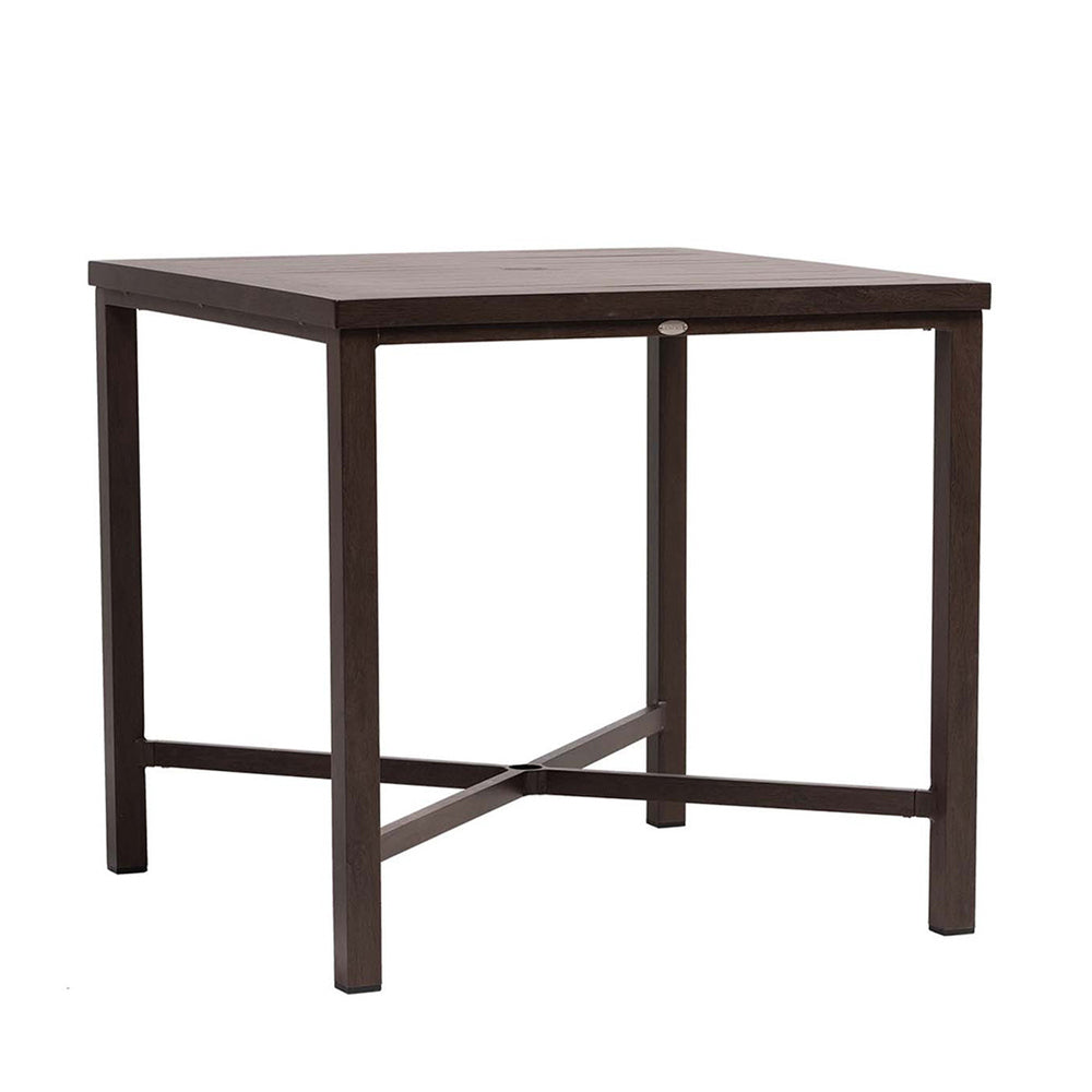 Canbria 39" Square Counter Table with Umbrella Hole 1