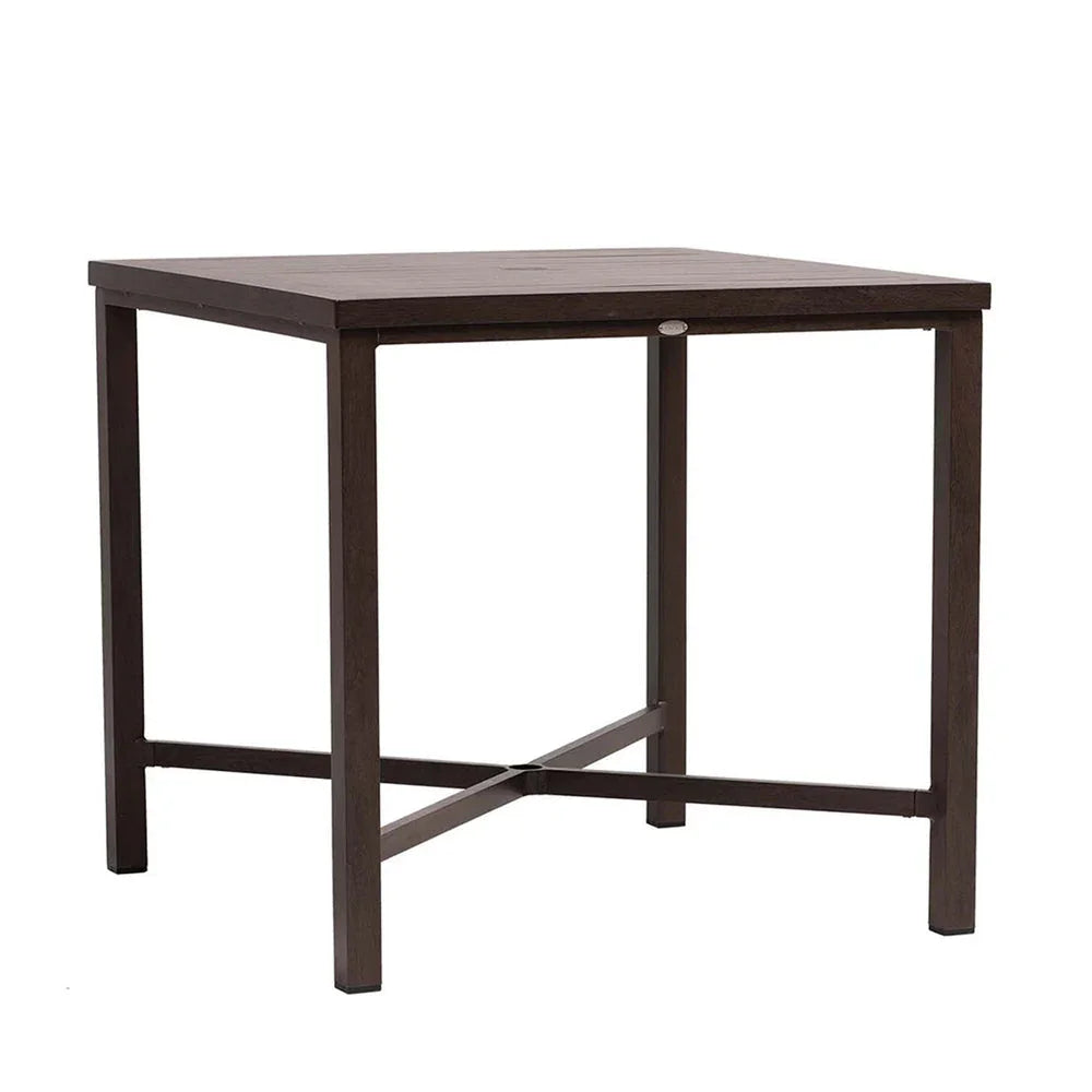 Canbria 39" Square Counter Table with Umbrella Hole 1