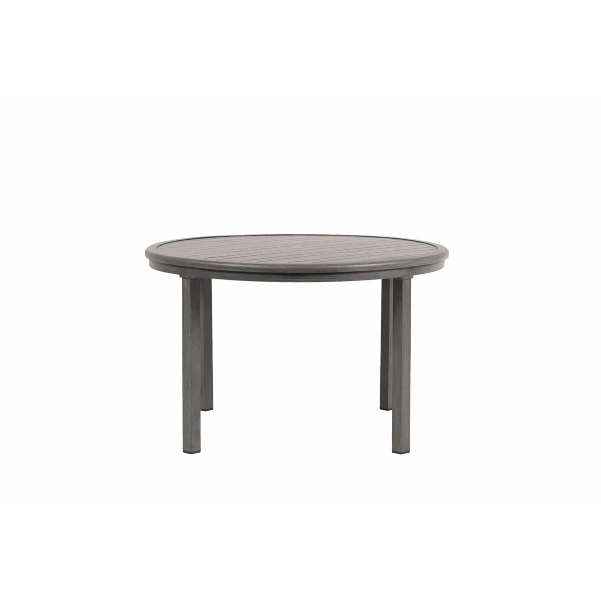 Canbria 48" Round Dining Table with Umbrella Hole