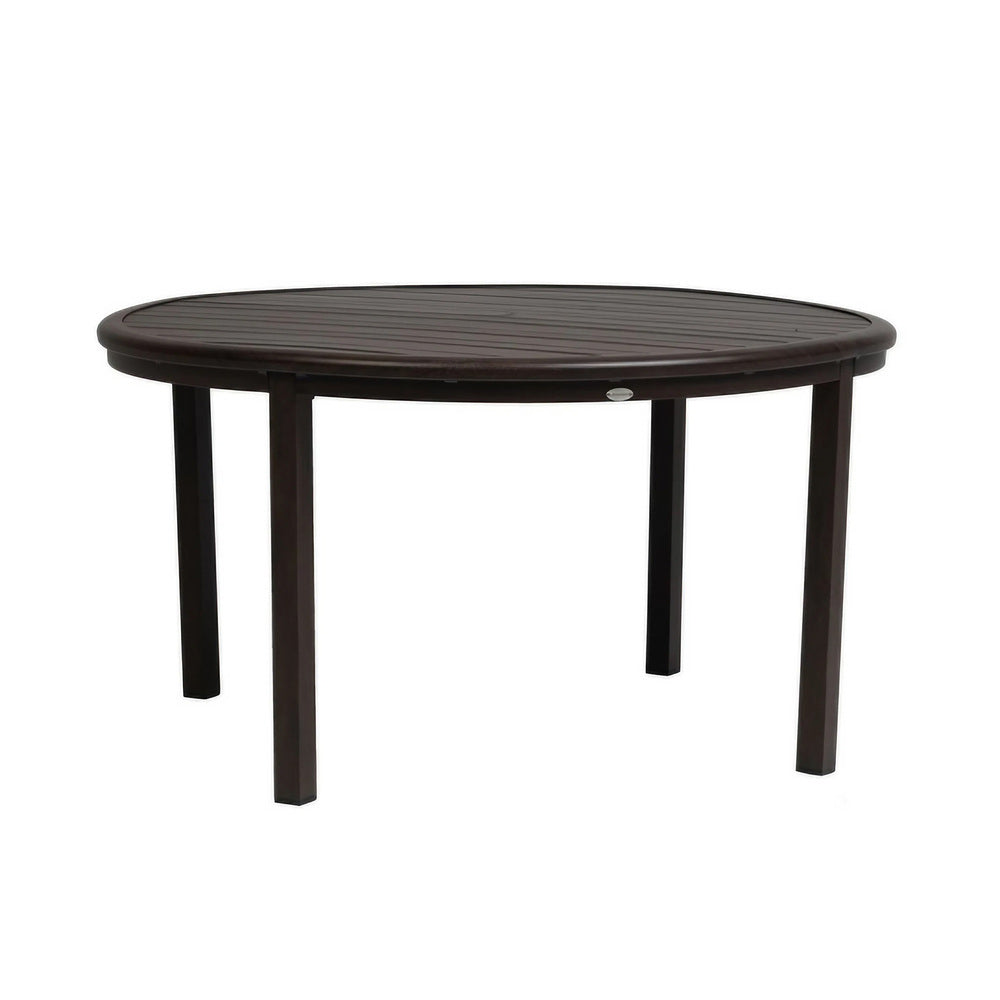 Canbria 54" Round Dining Table with Umbrella Hole 1