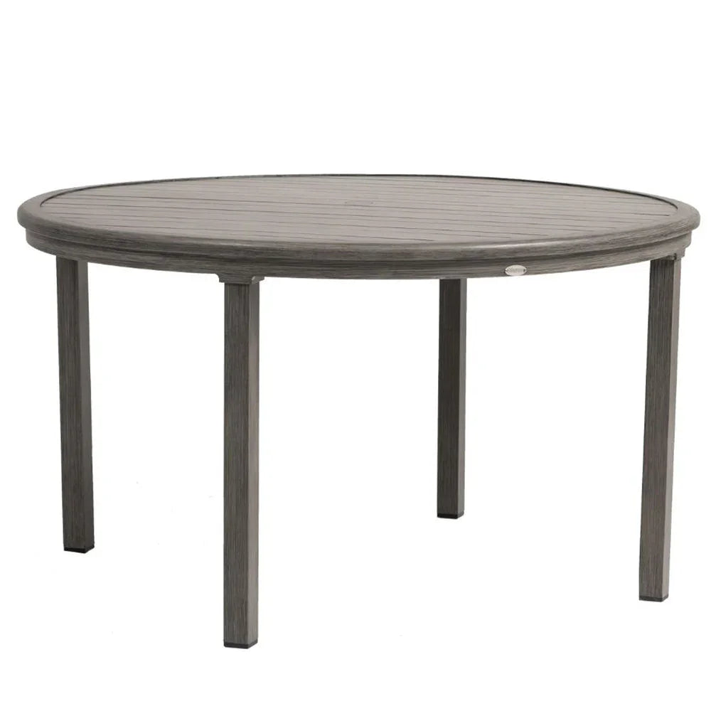Canbria 54" Round Dining Table with Umbrella Hole 4