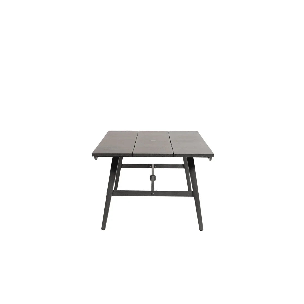 Canbria 82" x 44" Rectangular Bench Table with Umbrella Hole