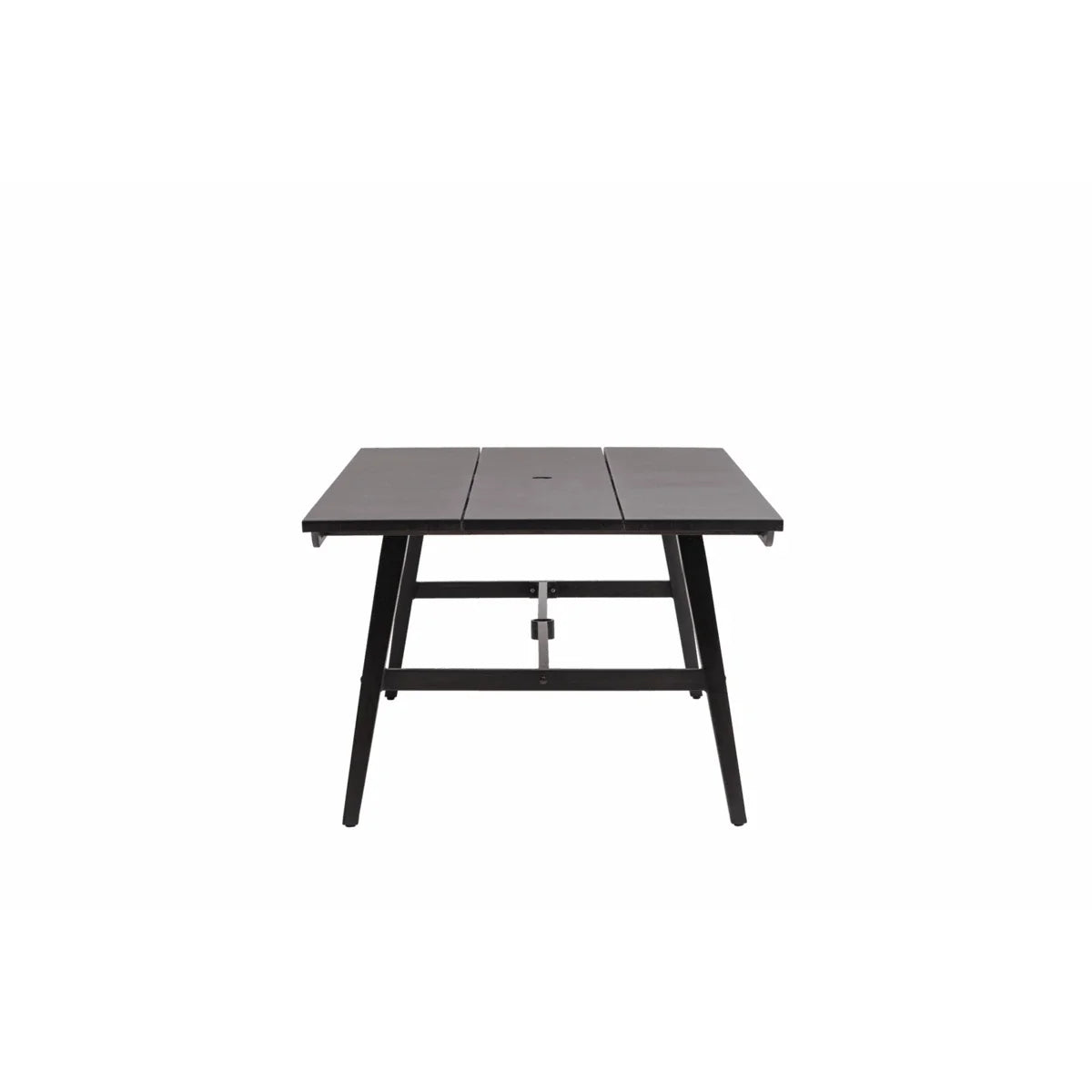 Canbria 82" x 44" Rectangular Bench Table with Umbrella Hole