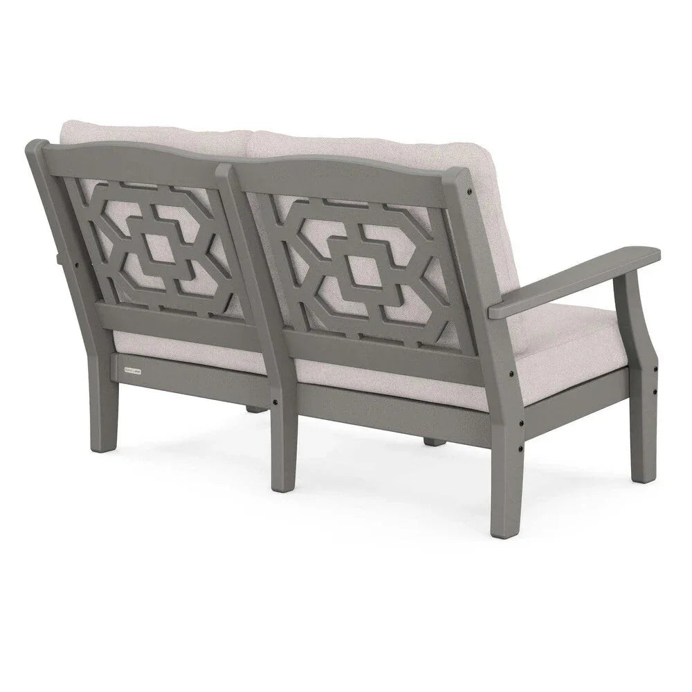 Chinoiserie Deep Seating Loveseat 7