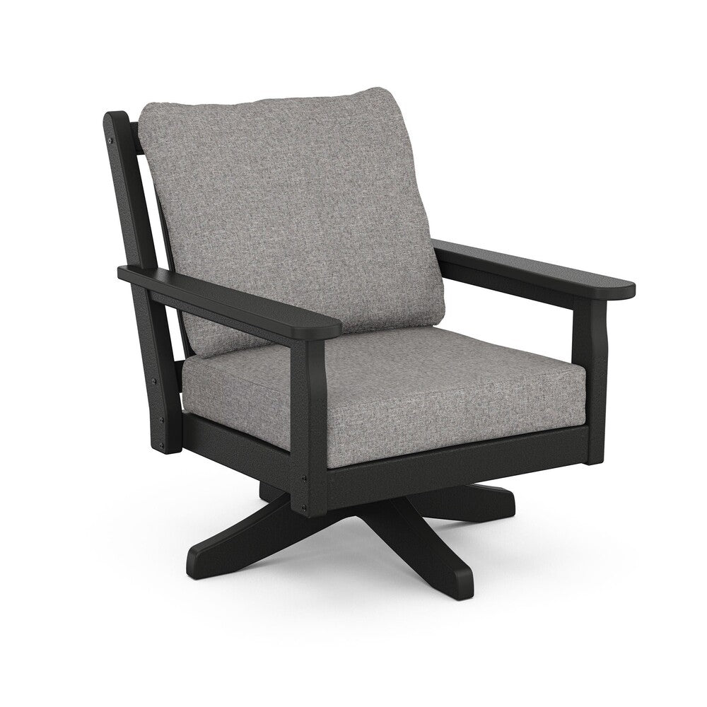 Chippendale Deep Seating Swivel Chair