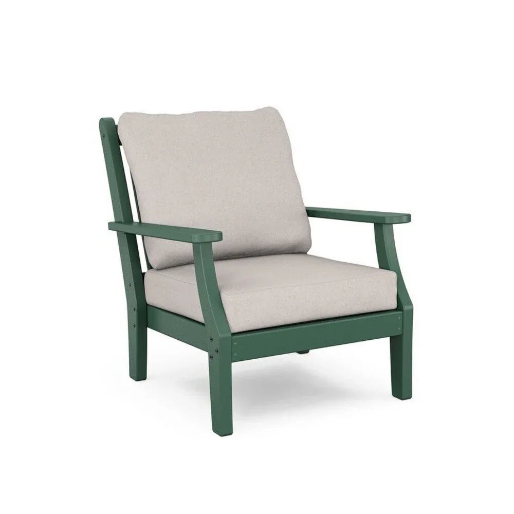 POLYWOOD Country Living Wovendale Cushioned Club Chair