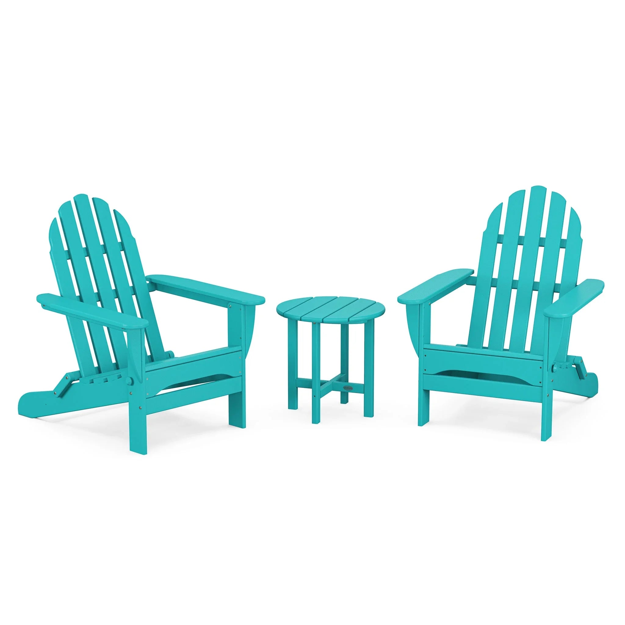 Classic Folding Adirondack 3-Piece Set 7