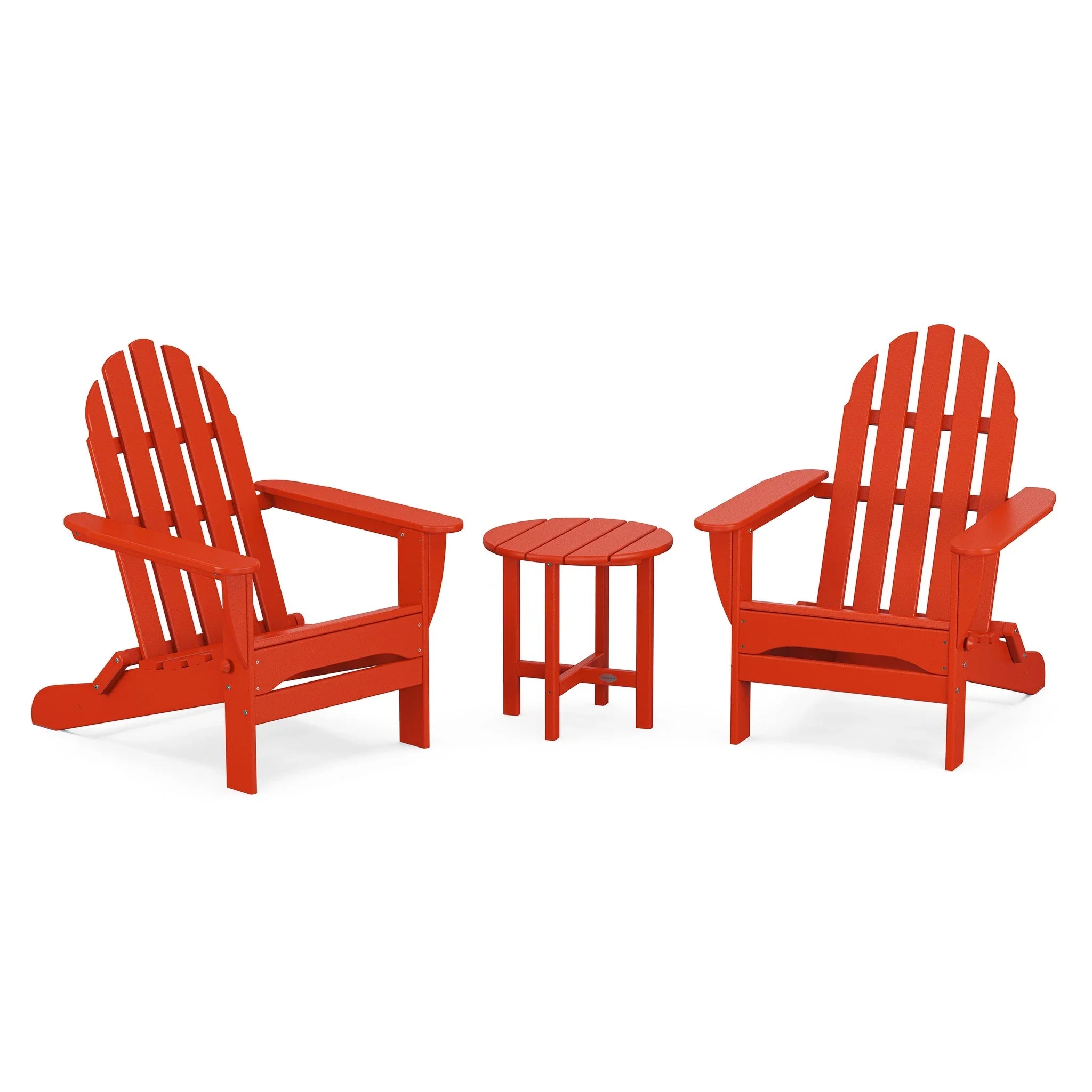 Classic Folding Adirondack 3-Piece Set 12