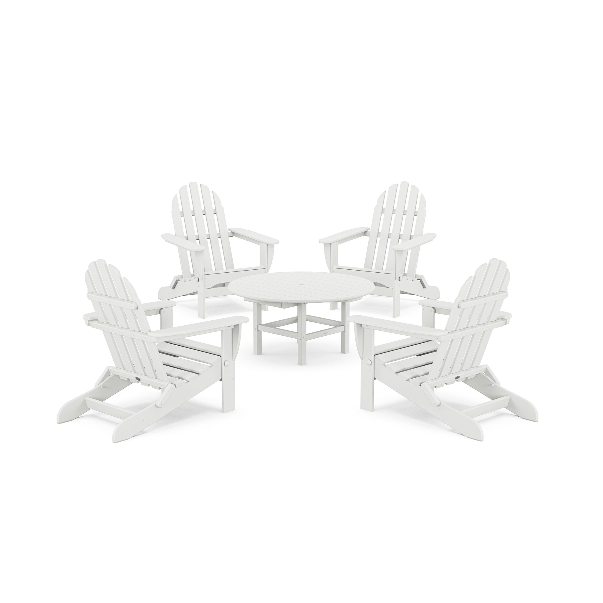 Classic Folding Adirondack 5-Piece Conversation Group 6