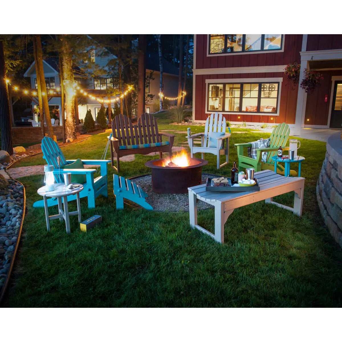 Classic Folding Adirondack Chair 19