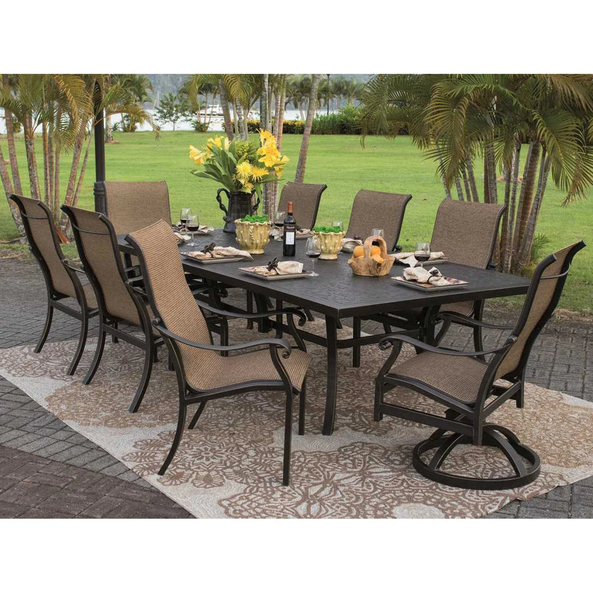 Classical 108" x 54" Rectangular Dining Table 1