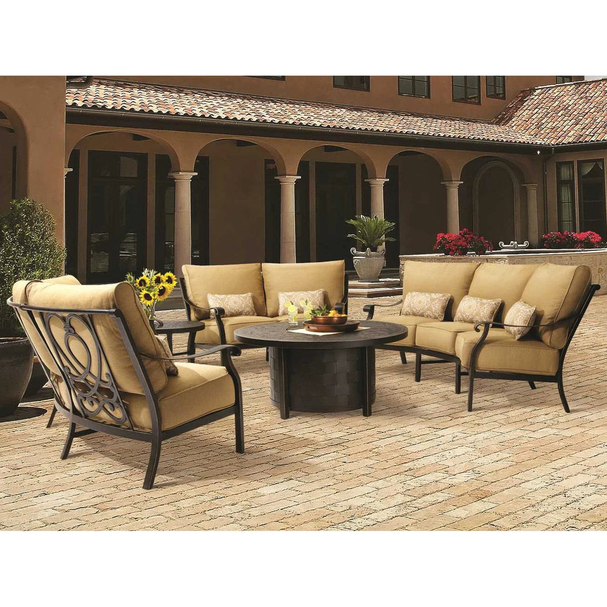 Classical 48" Round Fire Pit Table 3