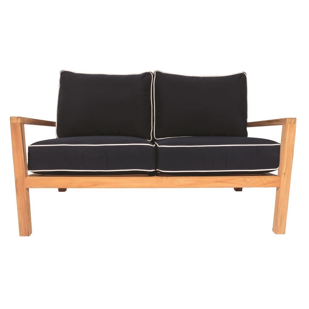 Royal Teak Coastal Cushioned Loveseat
