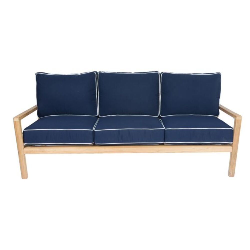 Royal Teak Coastal Cushioned Sofa