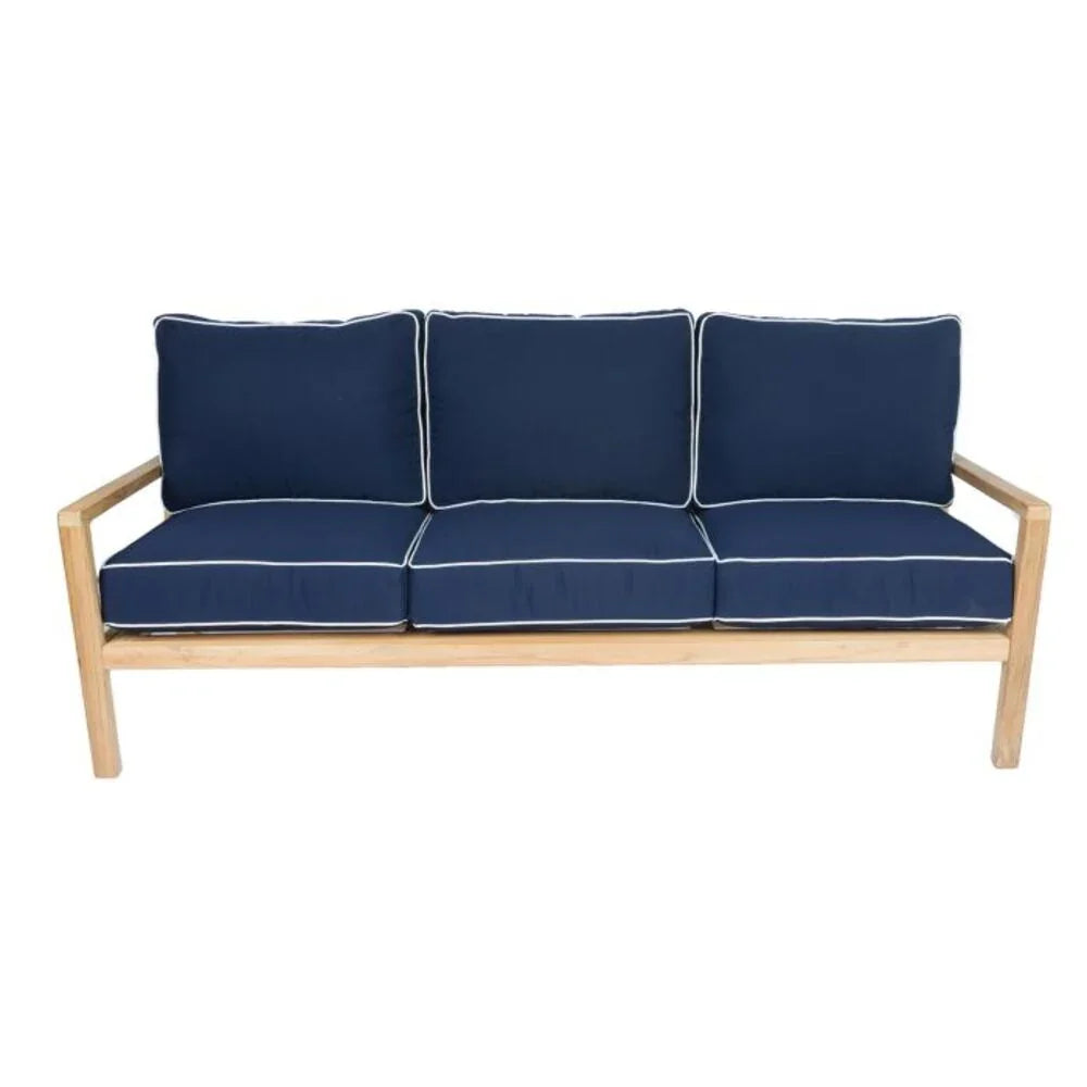 Royal Teak Coastal Cushioned Sofa