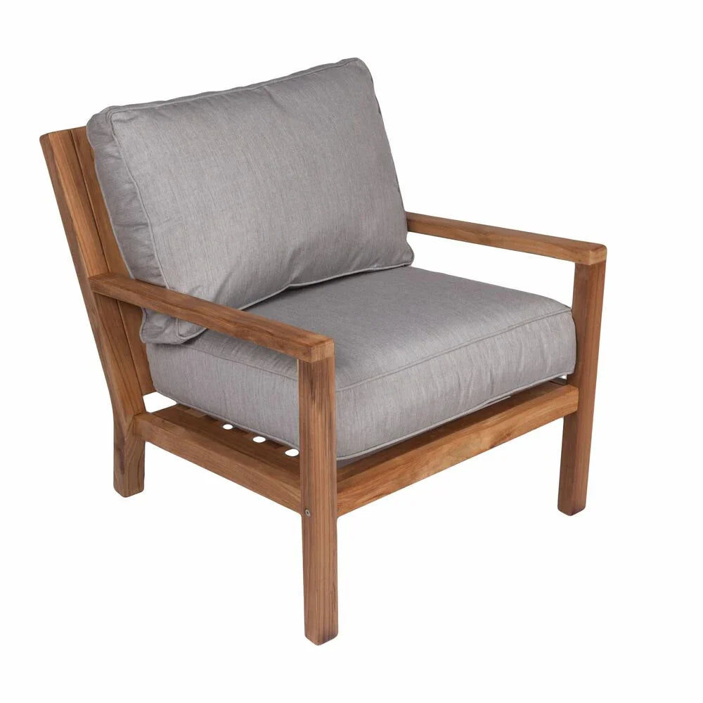 Royal Teak Coastal Cushioned Club Chair