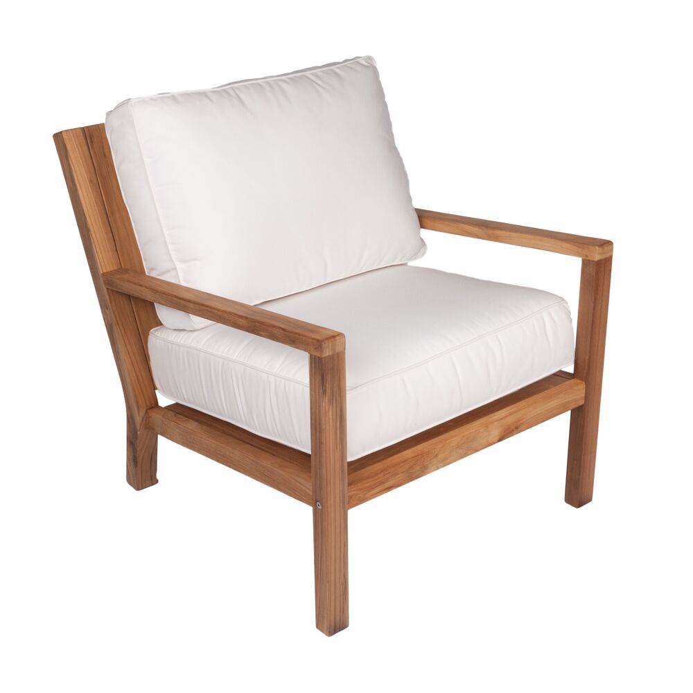 Royal Teak Coastal Cushioned Club Chair