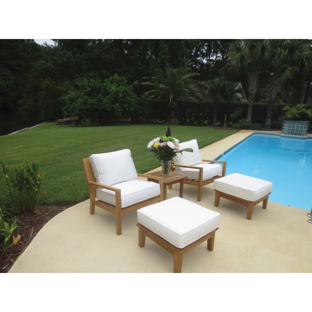 Royal Teak Coastal Cushioned Club Chair