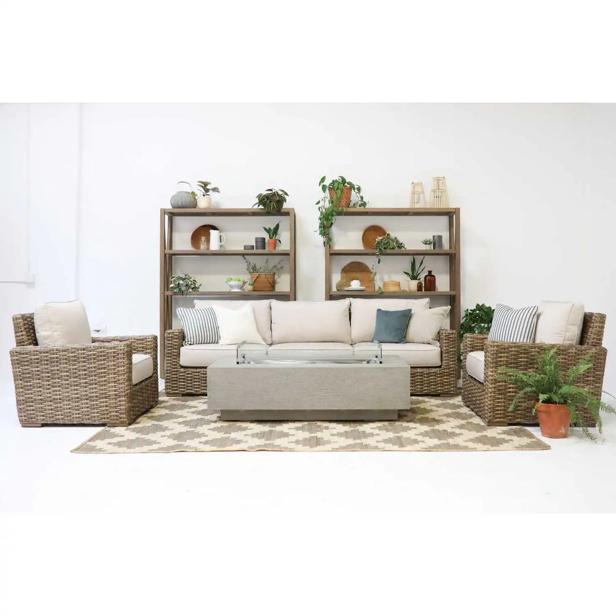 Coastal X Bookcase SW5501-XBK by Sunset West 3