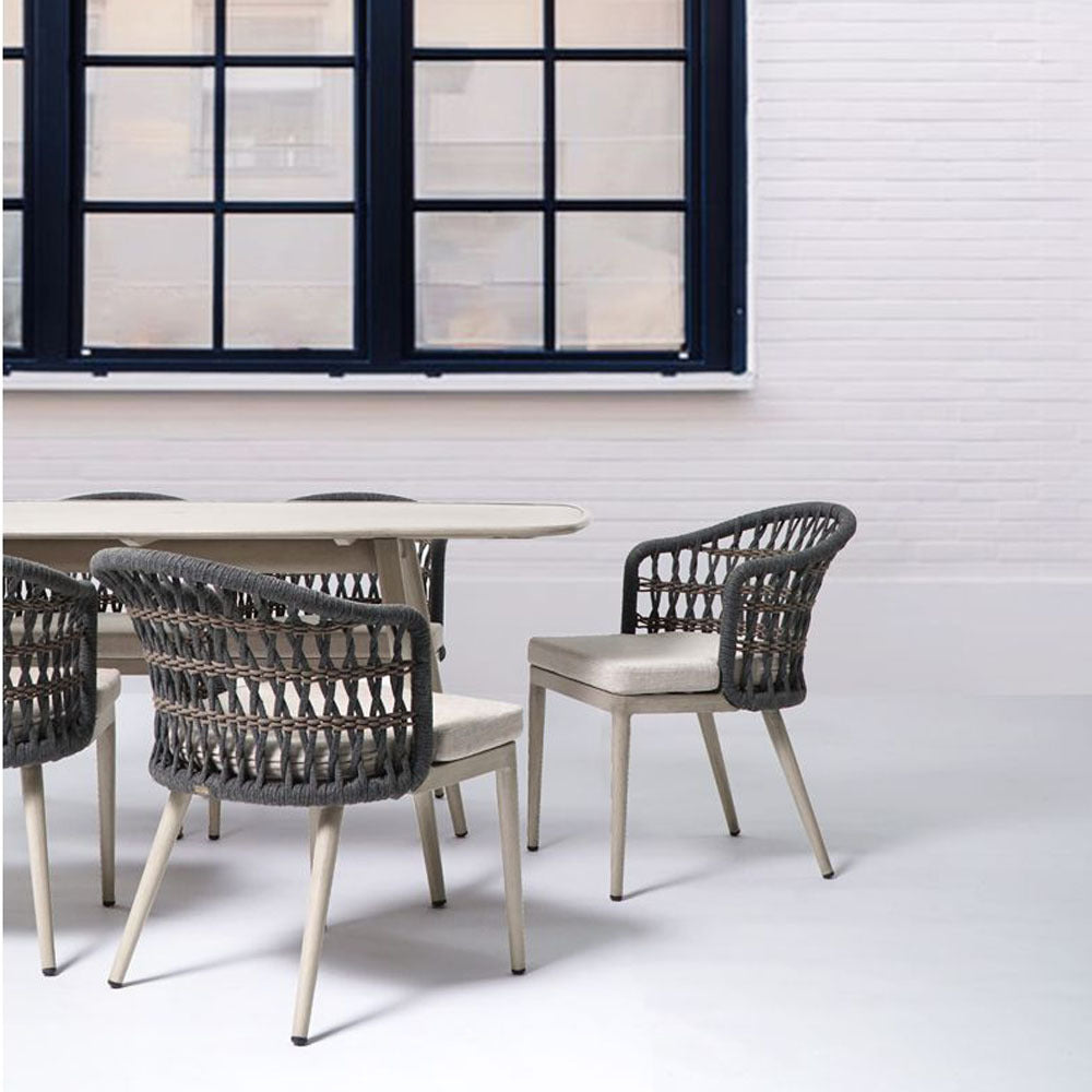 Coconut Grove Cushioned Dining Arm Chair 2