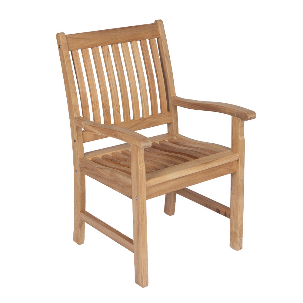 Royal Teak Compass Teak Dining Arm Chair