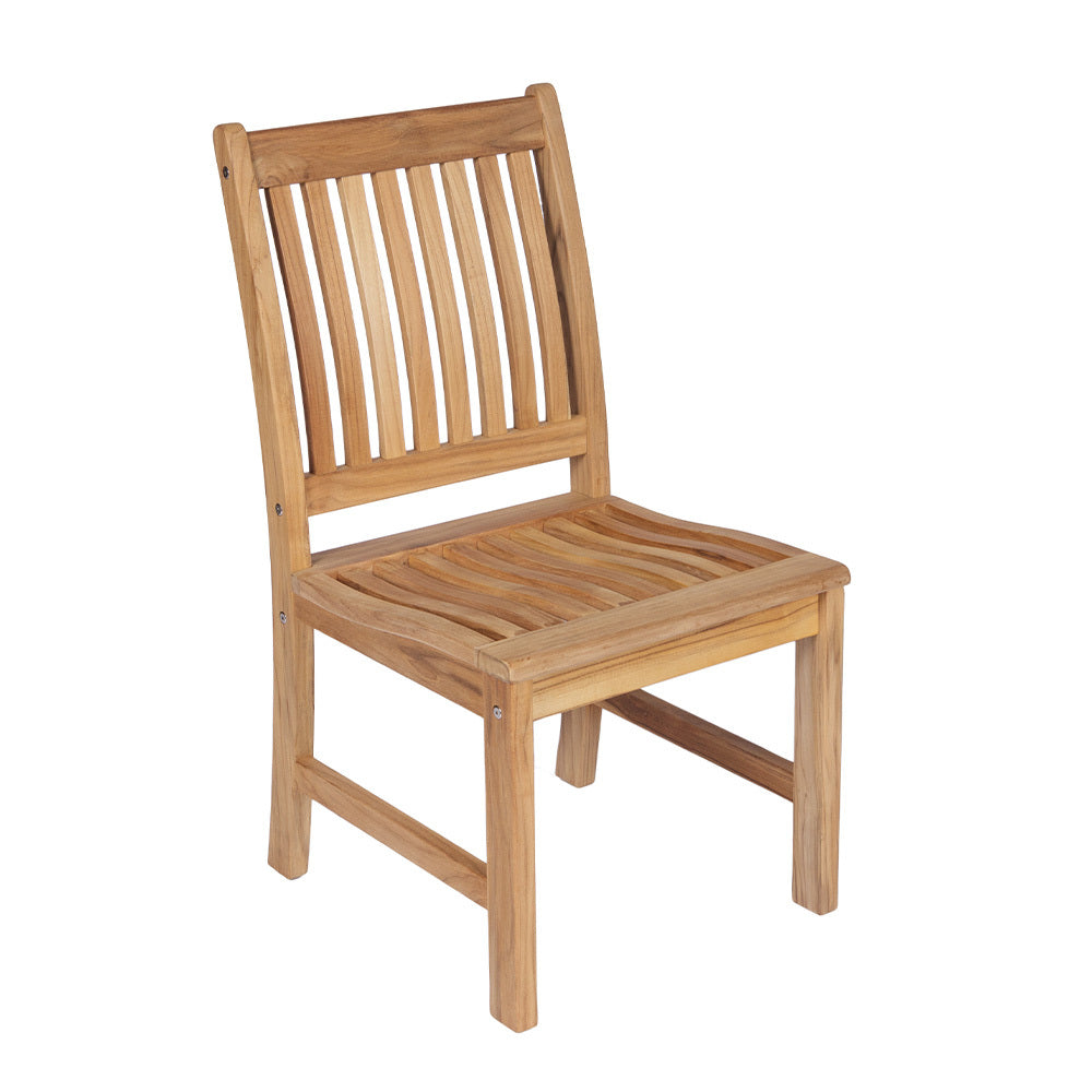 Royal Teak Compass Teak Dining Side Chair